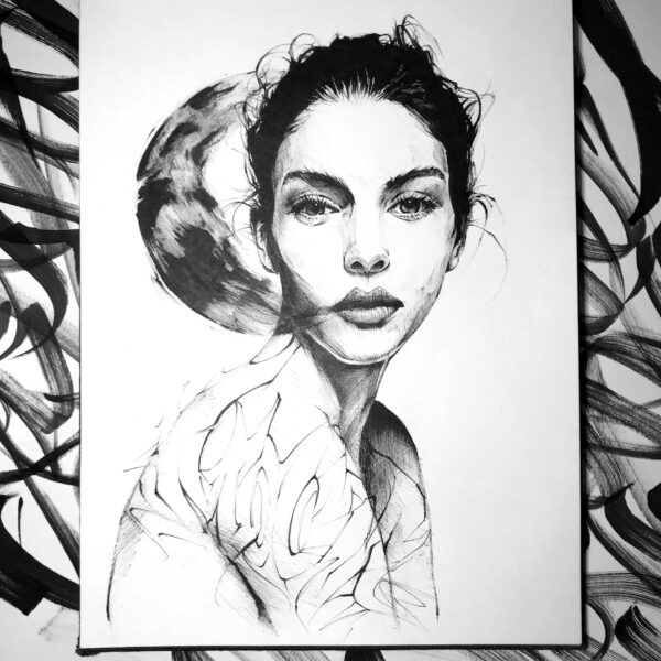 Inktober MOON